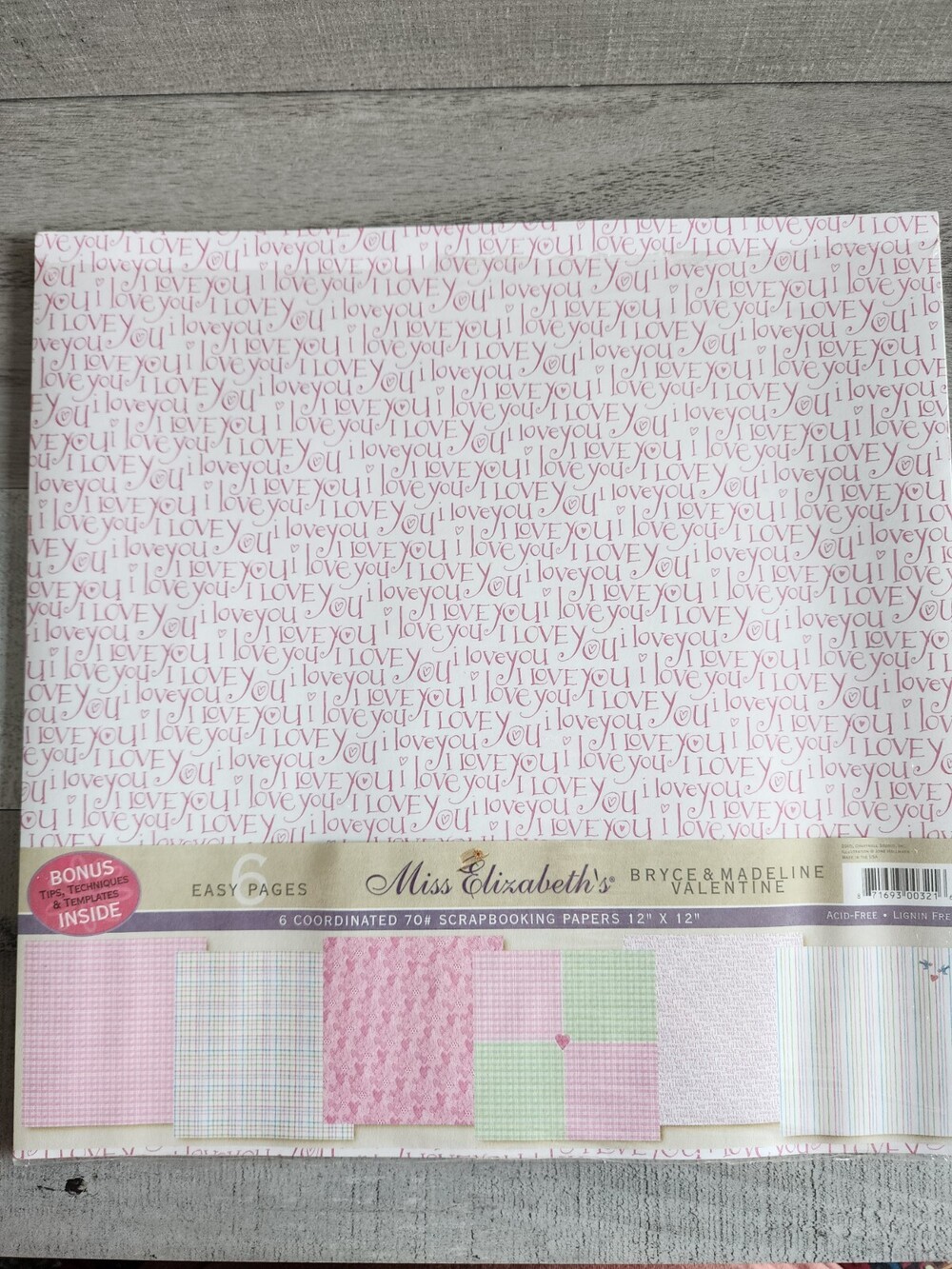 Miss Elizabeth's 12x12 Scrapbooking Pages, BRYCE & MADELINE Valentine New #21